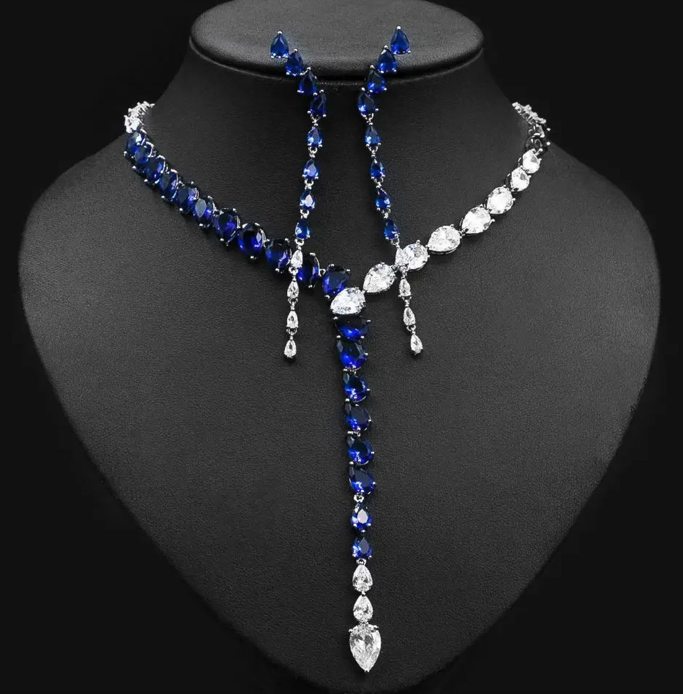 Elegant Tassel Necklace & Earrings Set