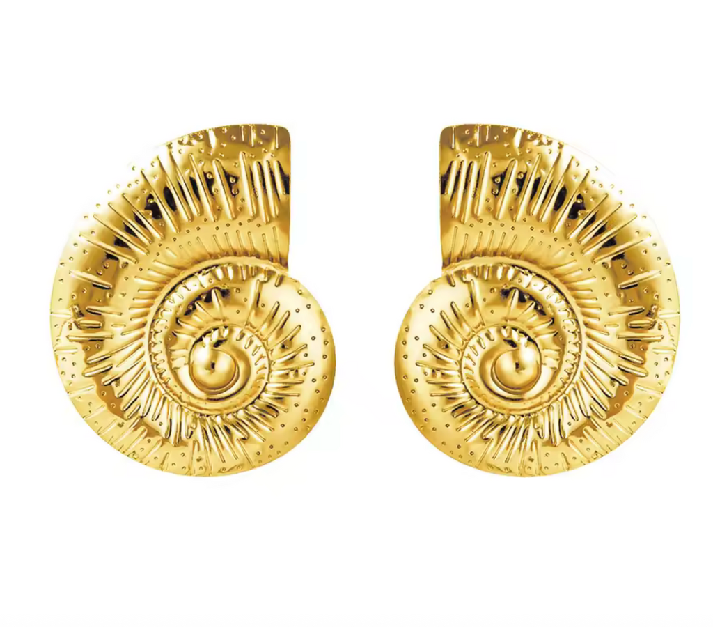 Fashionable Ocean Conch Ear Studs