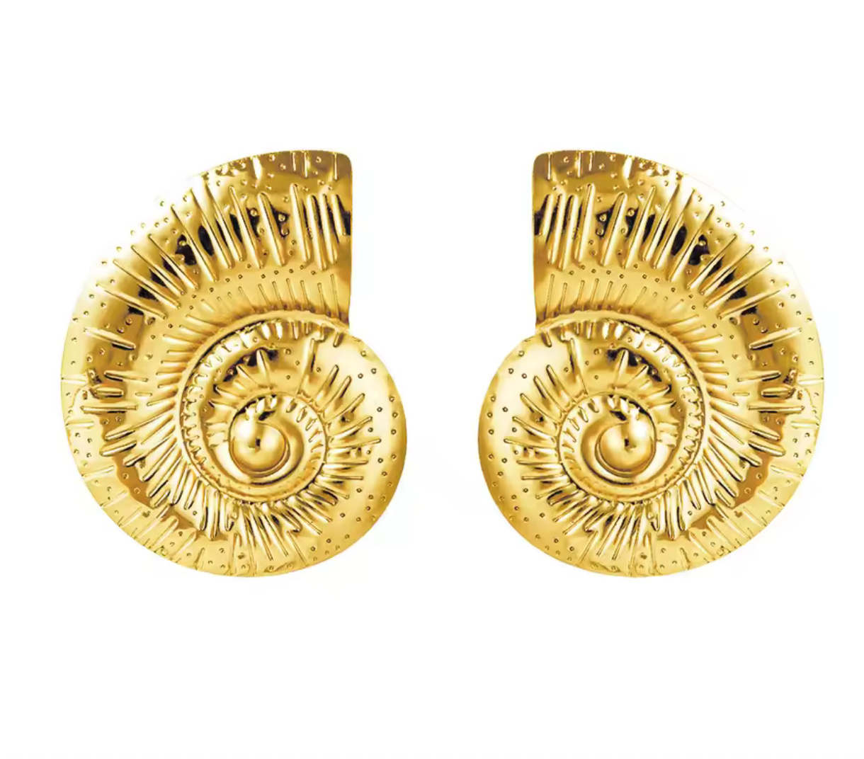 Fashionable Ocean Conch Ear Studs